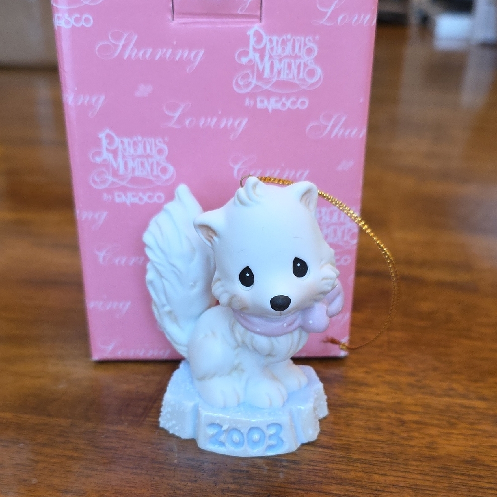 SALE Precious Moments Bright Eyed & Bushy Tailed Ornament